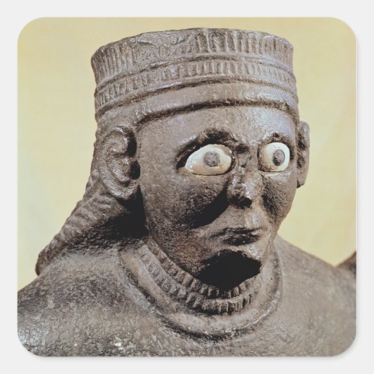 Queen Ishtar, echtgenote van King Hadad Vierkante Sticker (Voorkant)