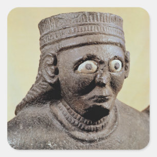 Queen Ishtar, echtgenote van King Hadad Vierkante Sticker