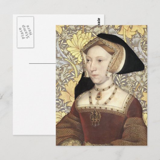 Queen Jane Seymour - Portret Briefkaart (Voorkant / Achterkant)