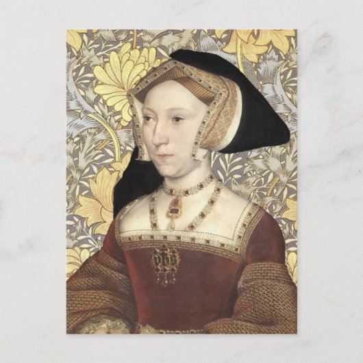 Queen Jane Seymour - Portret Briefkaart (Voorkant)