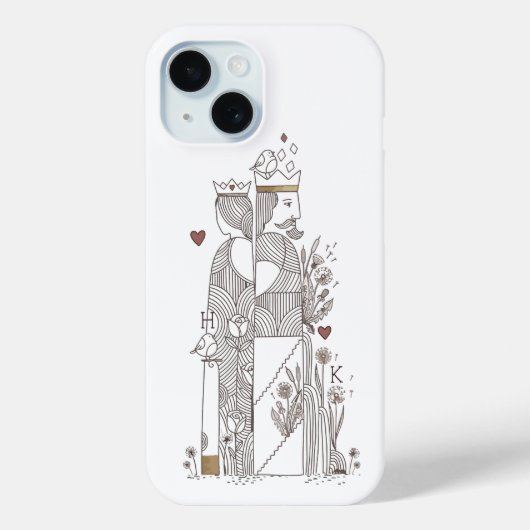 Queen+King Case-Mate iPhone Case (Achterkant)