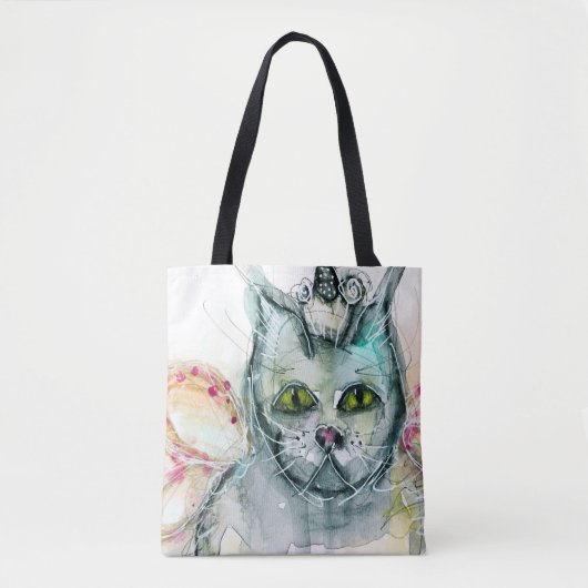 Queen Kitten Tote Bag (Voorkant)