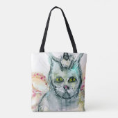 Queen Kitten Tote Bag (Achterkant)