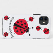 Queen Ladybug Girly Fun Schattigee Cartoon Case-Mate iPhone Case (Achterkant (horizontaal))