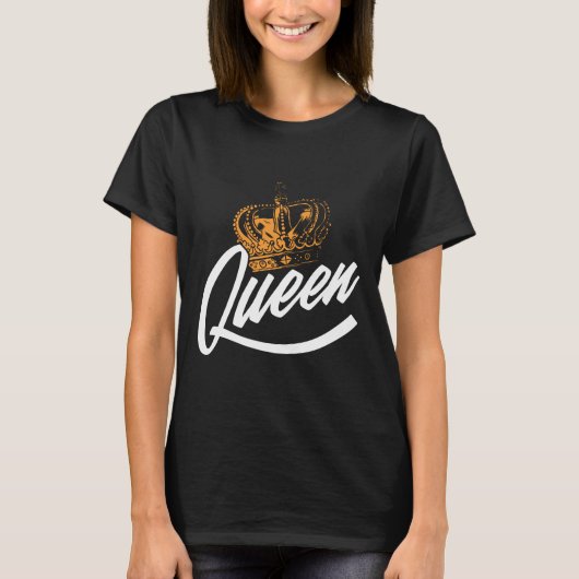Queen Lettering T-shirt (Voorkant)