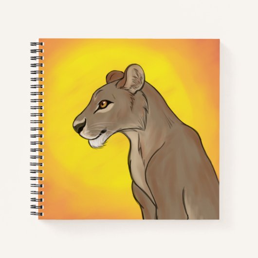 Queen Lioness Notitieboek (Voorkant)