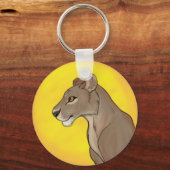 Queen Lioness Sleutelhanger (Voorkant)