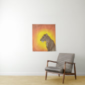 Queen Lioness Wandkleed (In situ)