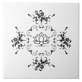 Queen Lotus Tegeltje