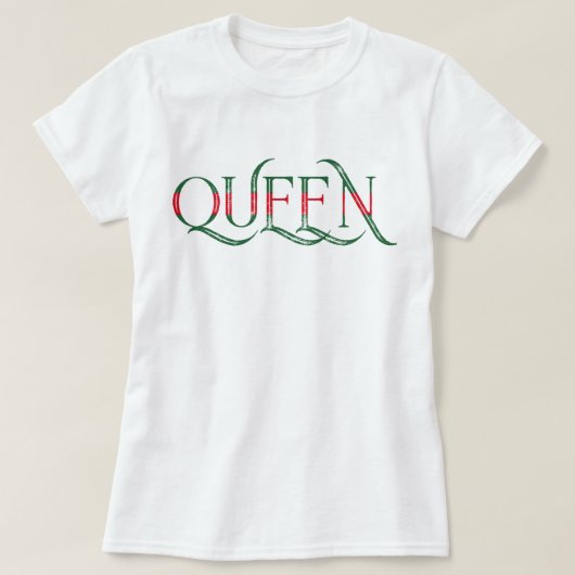 Queen Luxury Outfit Unique Gift Designer logo T-shirt (Design voorkant)