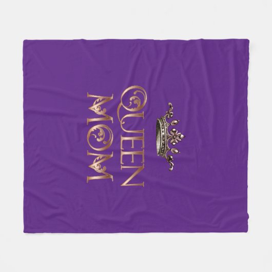 Queen Ma Fleece Deken (Voorkant (Horizontaal))