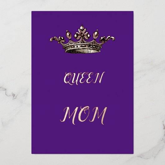 Queen Ma Folie Feestdagenkaart (Voorkant)