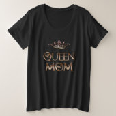 Queen Ma Grote Maat T-shirt (Design voorkant)