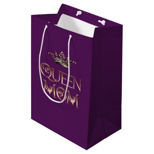 Queen Ma Medium Cadeauzakje (Voorkant Gekanteld)