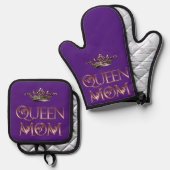 Queen Ma Ovenwant & Pannenlap Set (Voorkant / Achterkant)