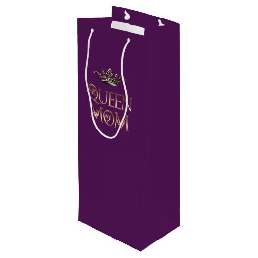 Queen Ma Wijn Cadeautas (Achterkant Gekanteld)