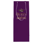 Queen Ma Wijn Cadeautas (Achterkant)