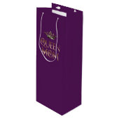 Queen Ma Wijn Cadeautas (Voorkant Gekanteld)