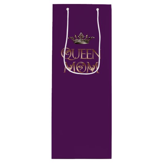 Queen Ma Wijn Cadeautas (Voorkant)