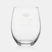Queen Ma Wijnglas Zonder Voet (Achterkant)