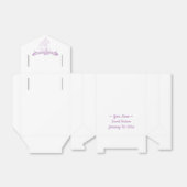 Queen Mab Fairy, lief zestien in het Paarse Bedankdoosjes (Uitgevouwen)