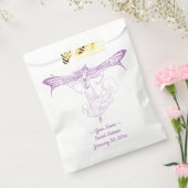 Queen Mab Fairy, lief zestien in het Paarse Bedankzakje (Gezegeld)