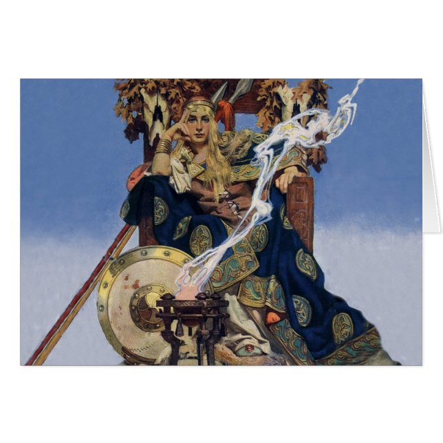 Queen Maeve Warrior Princess Fantasy Art (Voorkant Horizontaal)