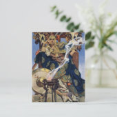 Queen Maeve Warrior Princess Fantasy Art Briefkaart (Staand voorkant)