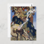 Queen Maeve Warrior Princess Fantasy Art Briefkaart (Voorkant / Achterkant)