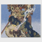 Queen Maeve Warrior Princess Fantasy Art Cadeaupapier (Vlak)