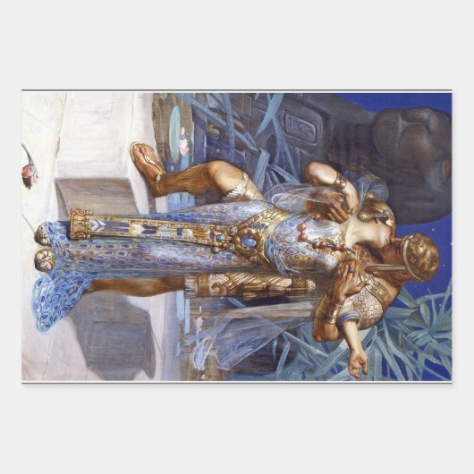 Queen Maeve Warrior Princess Fantasy Art Inpakpapier Vel (Voorkant 2)