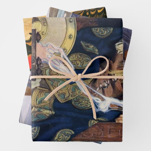 Queen Maeve Warrior Princess Fantasy Art Inpakpapier Vel (In situ)