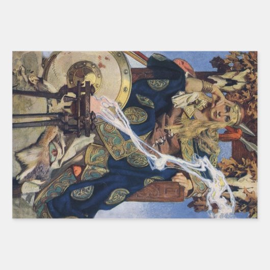 Queen Maeve Warrior Princess Fantasy Art Inpakpapier Vel (Voorkant)