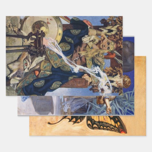 Queen Maeve Warrior Princess Fantasy Art Inpakpapier Vel (Set)