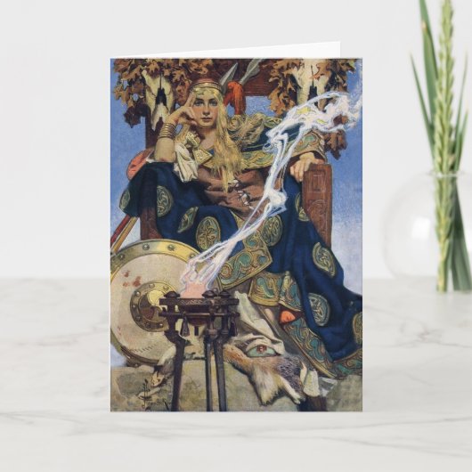 Queen Maeve Warrior Princess Fantasy Art Kaart (Voorkant)