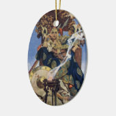 Queen Maeve Warrior Princess Fantasy Art Keramisch Ornament (Links)