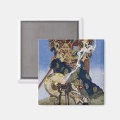 Queen Maeve Warrior Princess Fantasy Art Magneet (Voorkant / Achterkant)