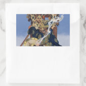 Queen Maeve Warrior Princess Fantasy Art Rechthoekige Sticker (Tas)