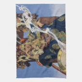 Queen Maeve Warrior Princess Fantasy Art Theedoek (Verticaal)