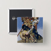 Queen Maeve Warrior Princess Fantasy Art Vierkante Button 5,1 Cm (Voorkant /achterkant)