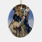 Queen Maeve Warrior Woman Princess Keramisch Ornament (Rechts)