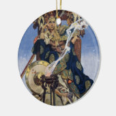 Queen Maeve Warrior Woman Princess Keramisch Ornament (Links)