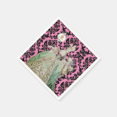 Queen Marie Antoinette VERANDER VAN KLEUR /MEER OP Servet (Hoek)