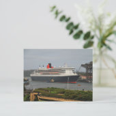 Queen Mary 2 Briefkaart (Staand voorkant)