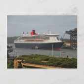 Queen Mary 2 Briefkaart (Voorkant)