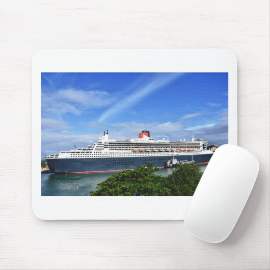 Queen Mary 2 Cruise Ship Muismat (Met muis)