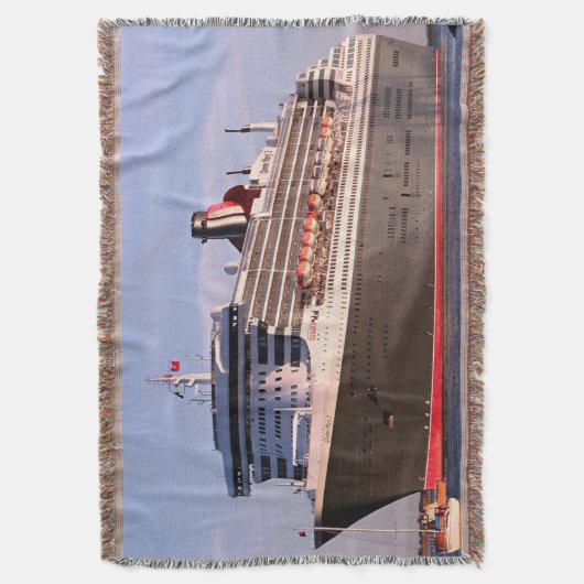 Queen Mary 2 cruiseschip Deken (Voorkant Verticaal)