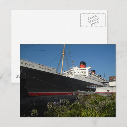 Queen Mary Briefkaart (Voorkant / Achterkant)