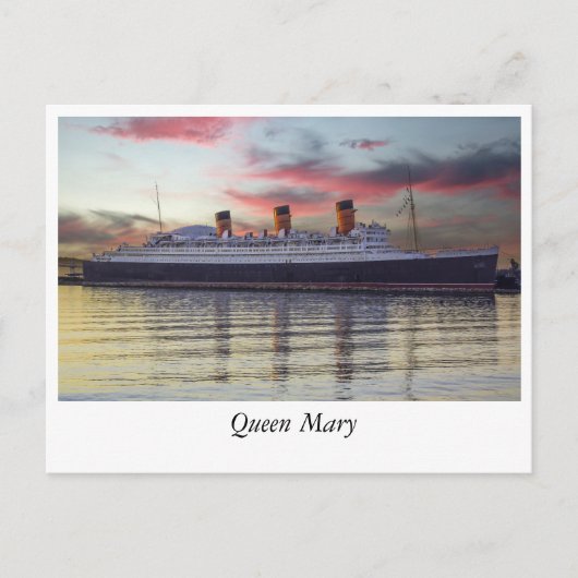 Queen Mary: een historische schat in Long Beach Briefkaart (Voorkant)