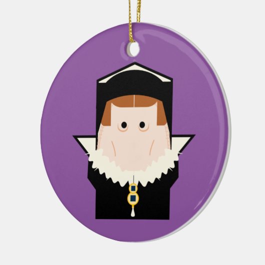 Queen Mary I Keramisch Ornament (Links)